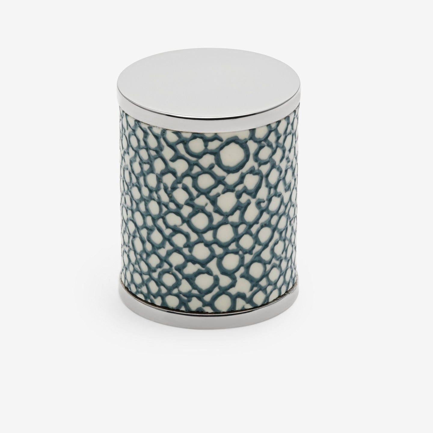 Chelsea knob - Chrome with blue