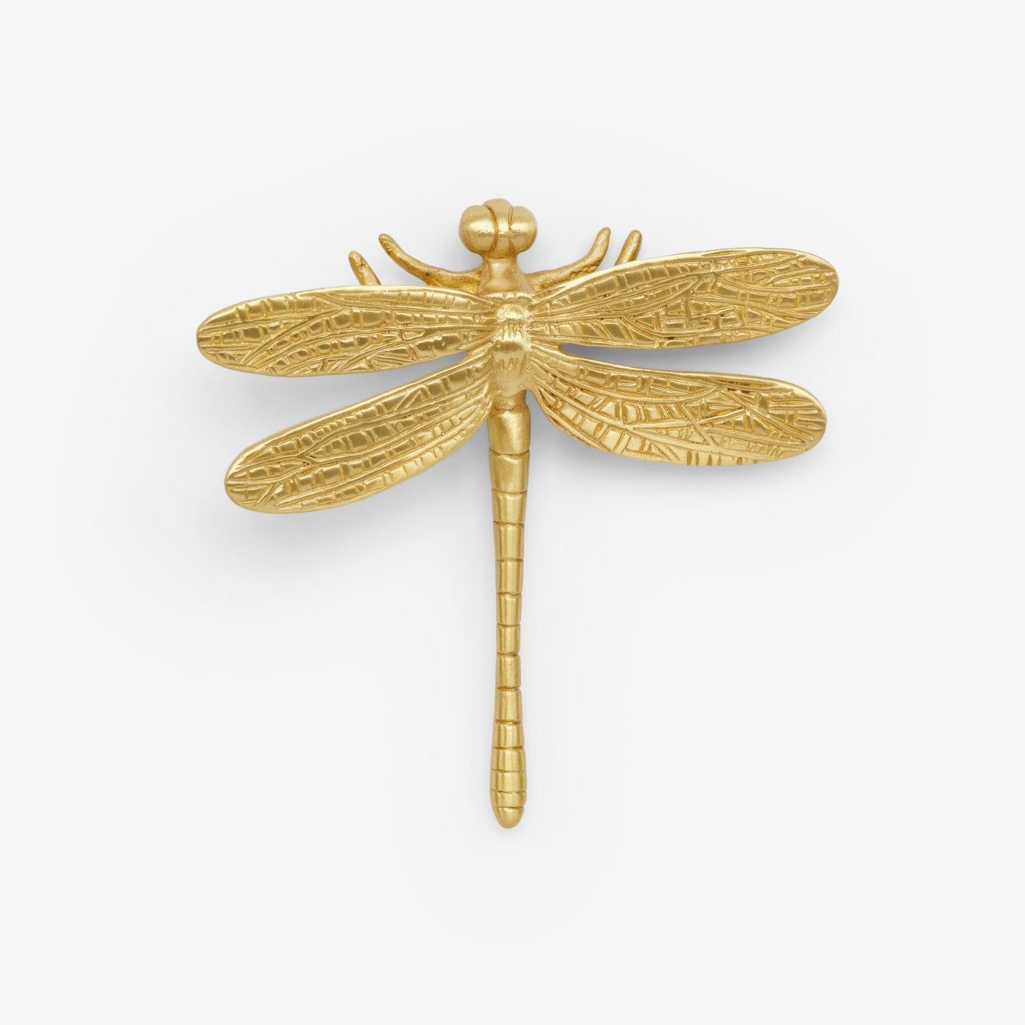 Dragonfly håndtak - Børstet messing