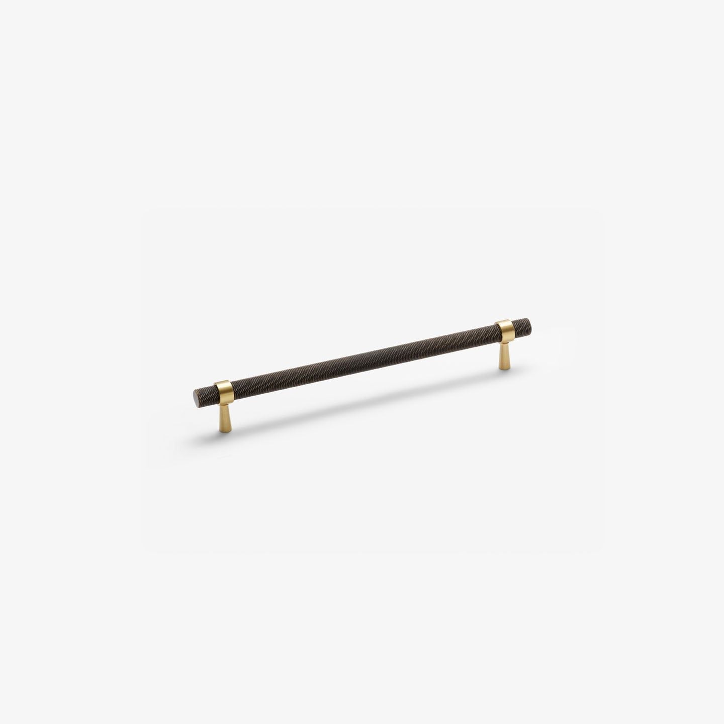Oslo håndtak - Antique Brass med børstet messing