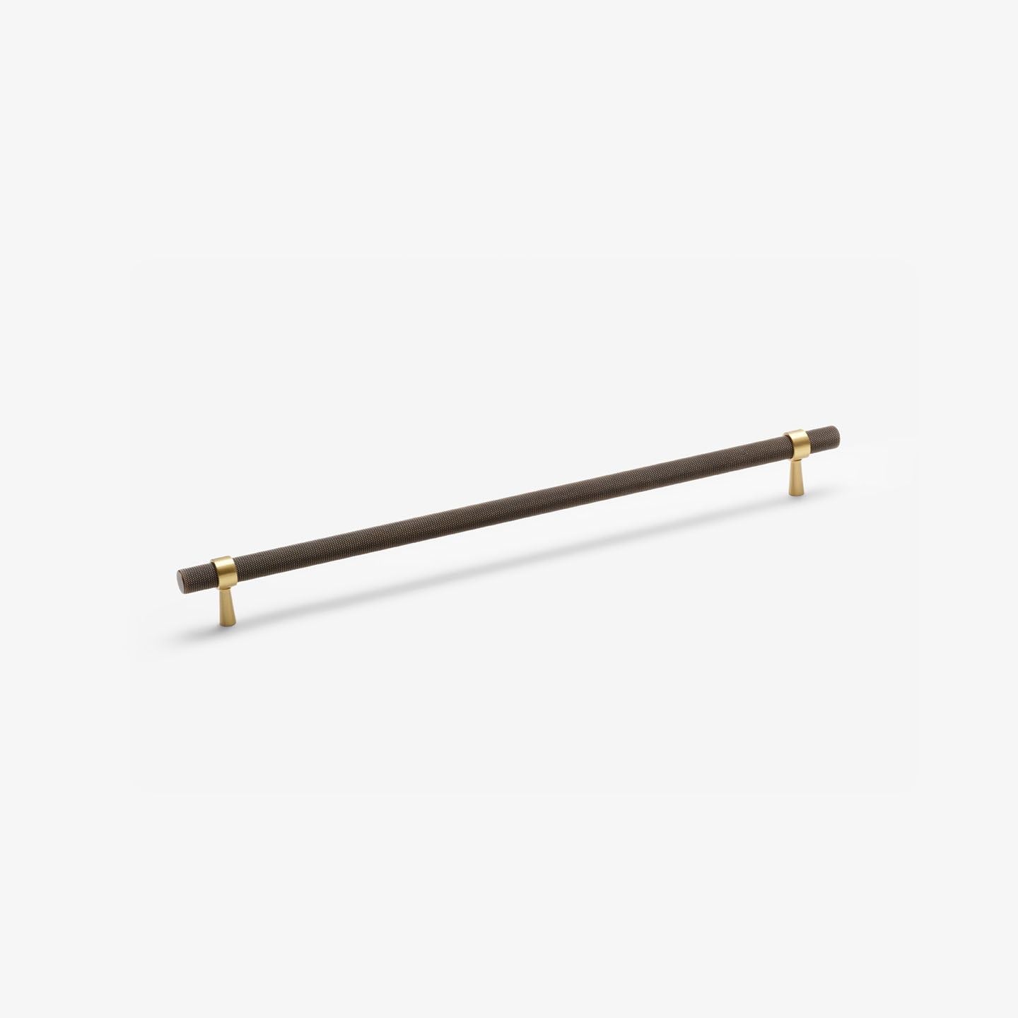 Oslo håndtak - Antique Brass med børstet messing