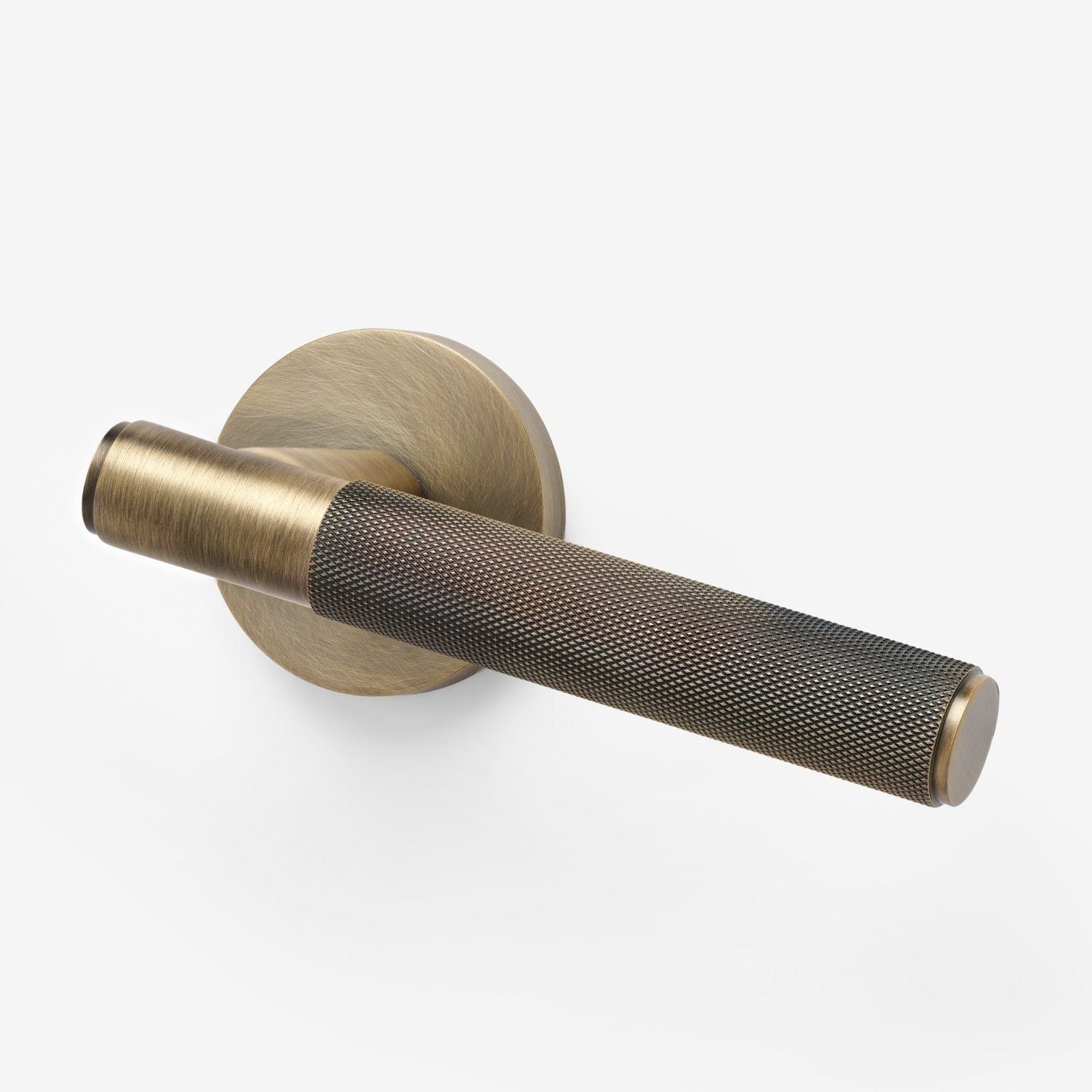 Copenhagen door handle - Antique Brass