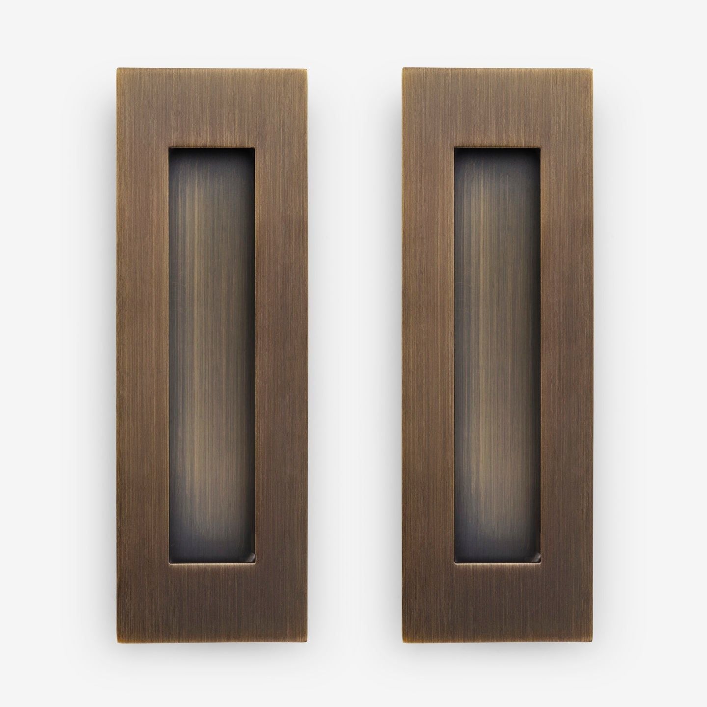 Copenhagen skyvedørshåndtak - Antikk bronse