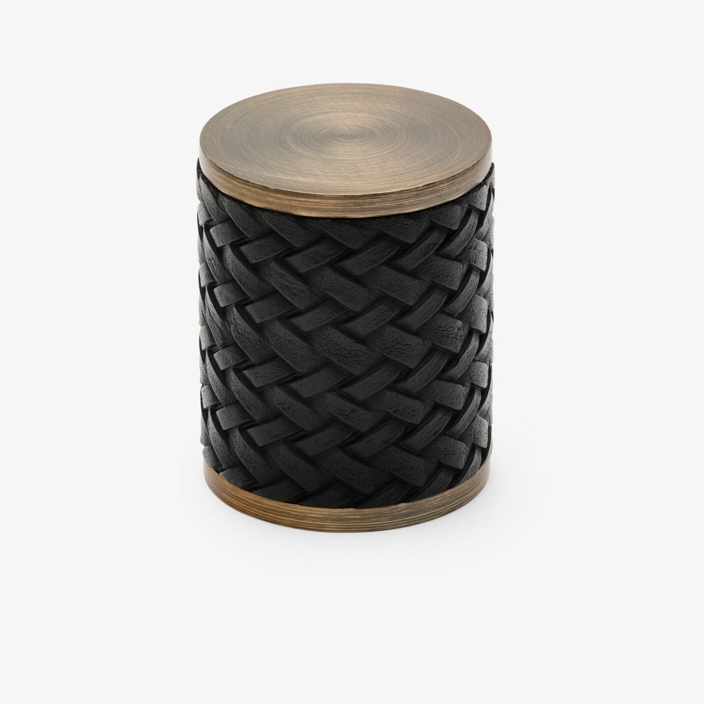 Chelsea Knott - Antique Brass med Svart Flettet