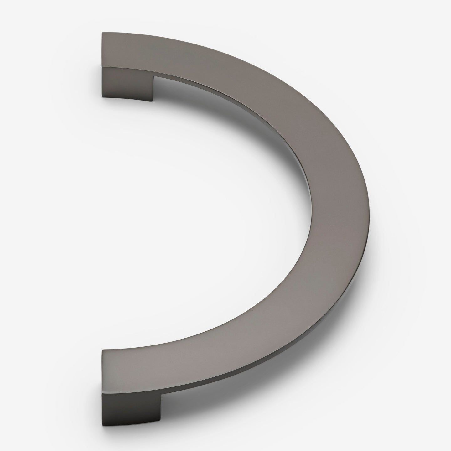 Crescent håndtak - Gun metal