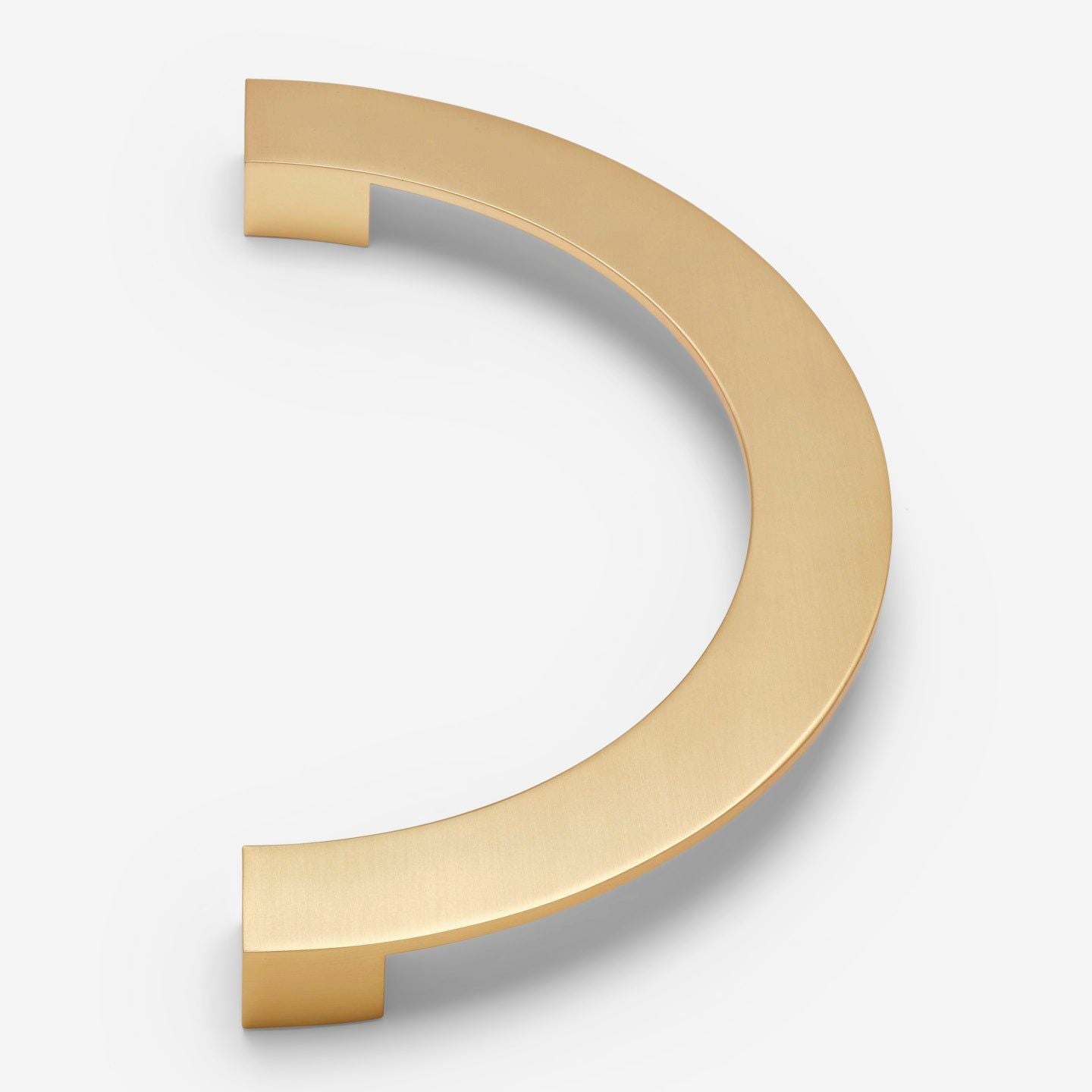 Crescent håndtak - Børstet messing