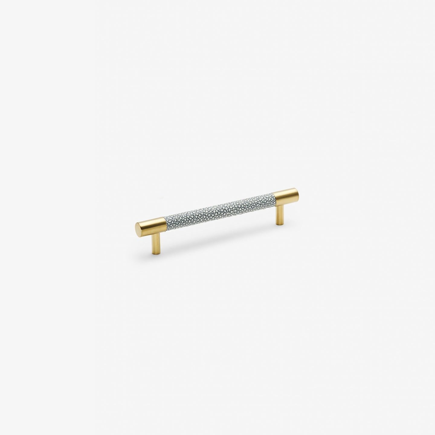 Chelsea håndtak - Børstet messing med blå