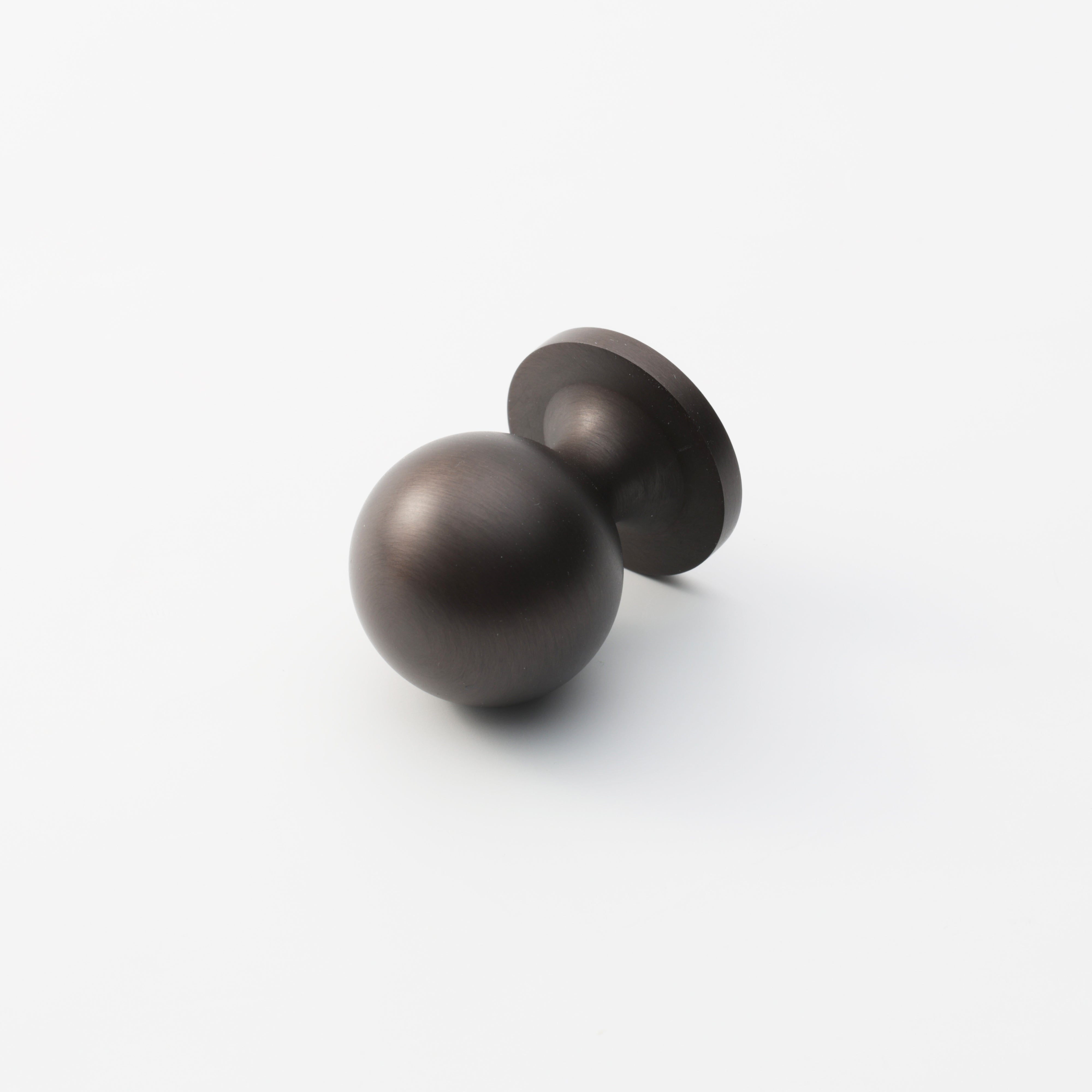 Classic Round Knob Brushed Brass