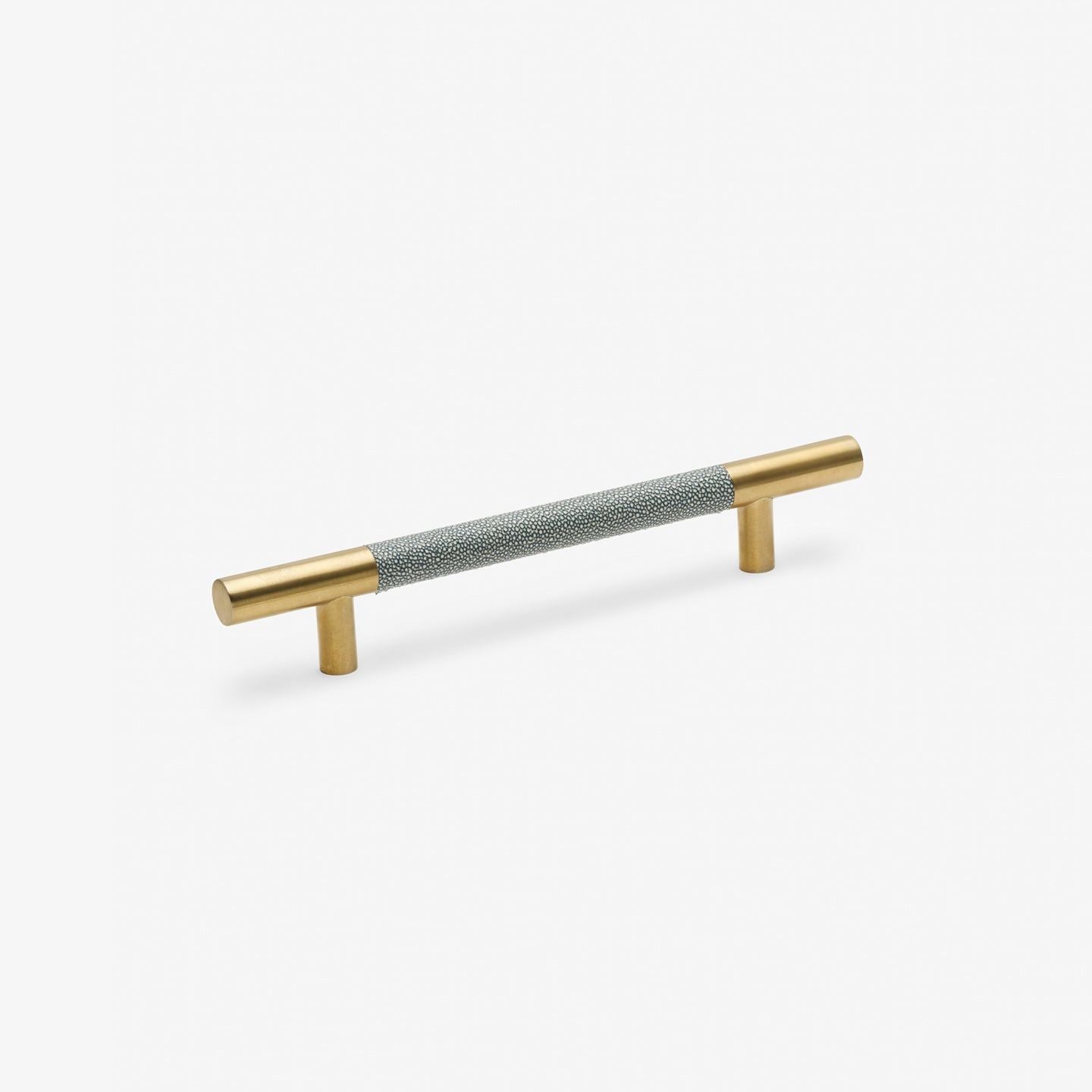 Chelsea håndtak - Børstet messing med blå