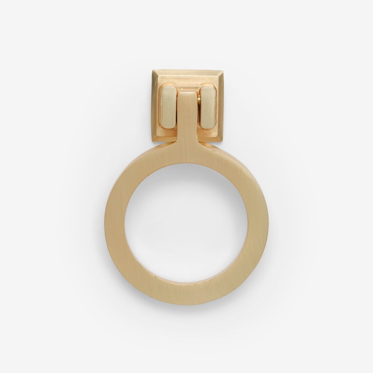 Orbit handle - Brushed brass