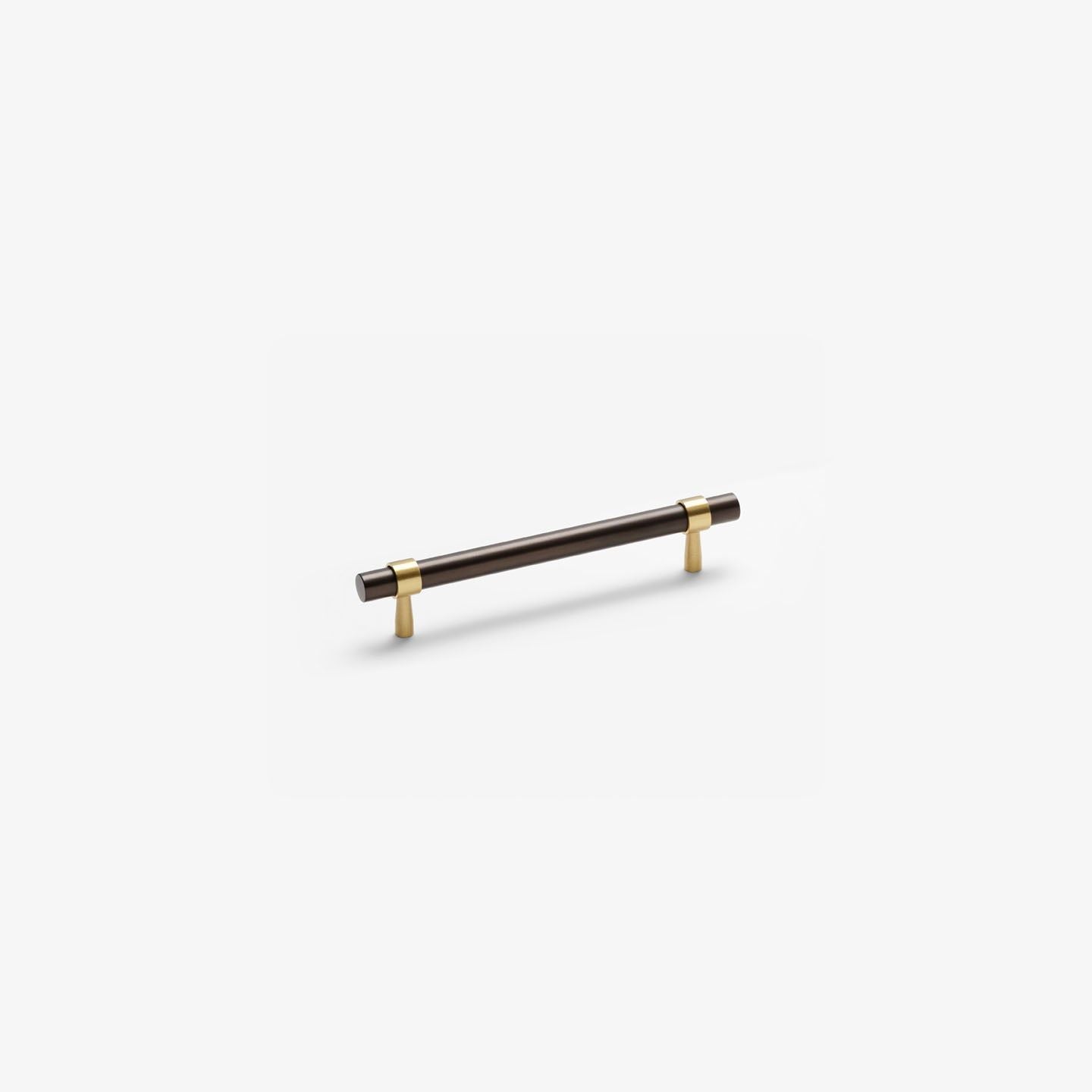 Oslo handle - Dark bronze with brushed brass