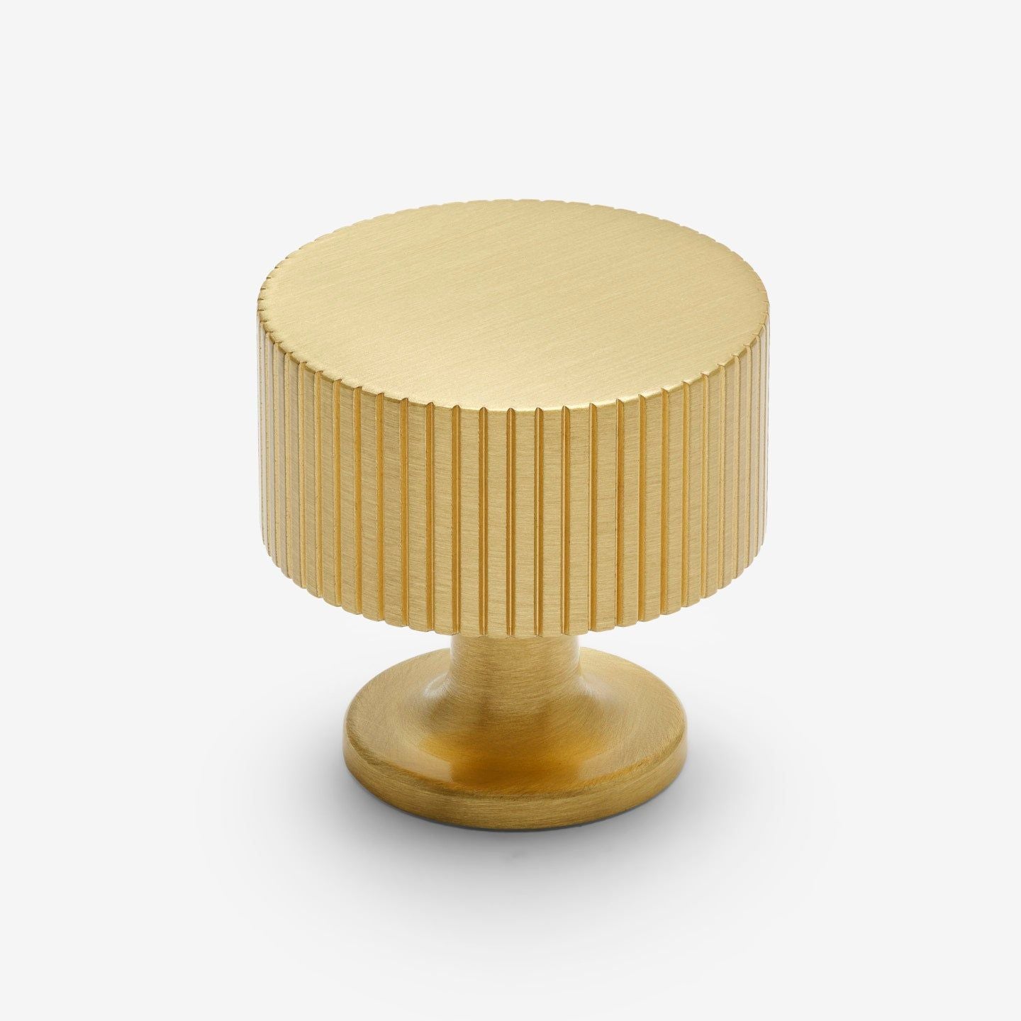Manhattan knob - Brushed brass