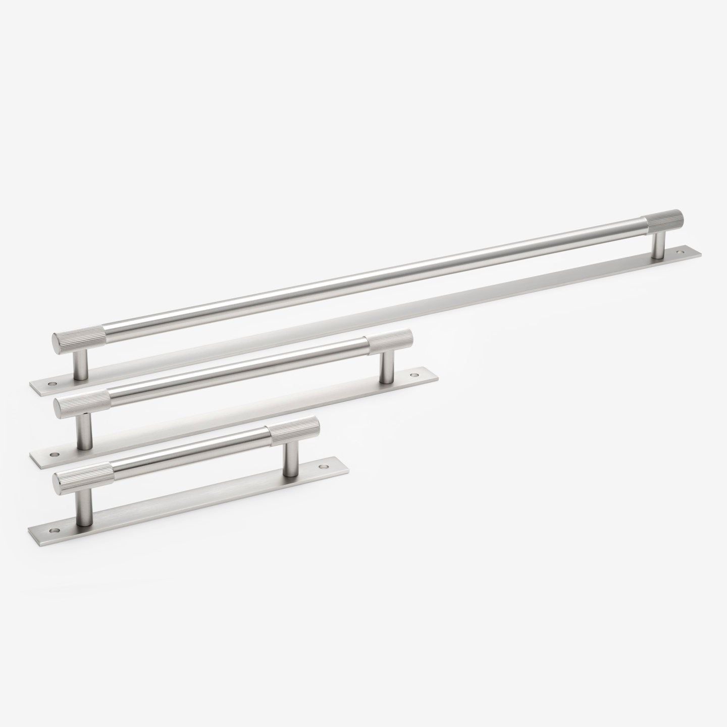 Manhattan håndtak - Børstet Stål