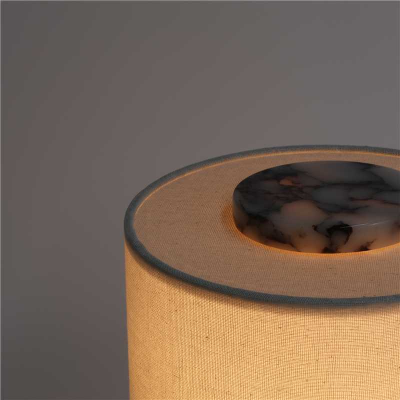 Marmor Lampe i Bulgari Purple
