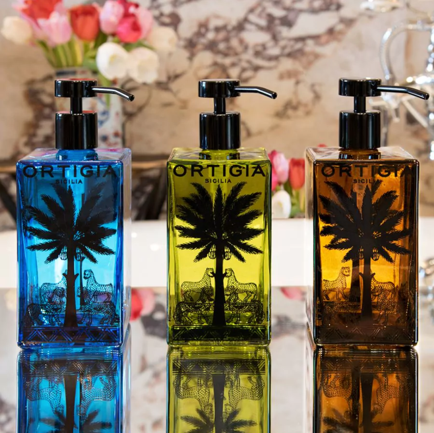 Ortigia såpe glassflaske