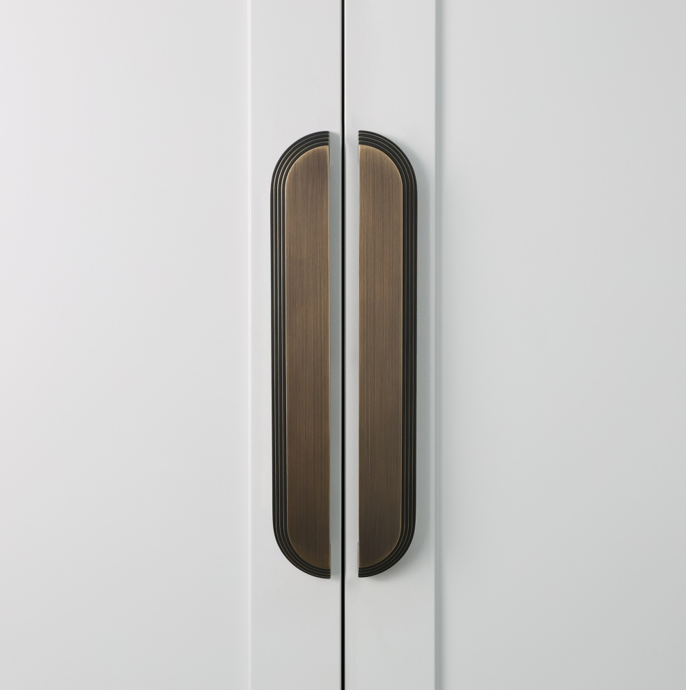 Brooklyn Shell Håndtak – Antique Brass