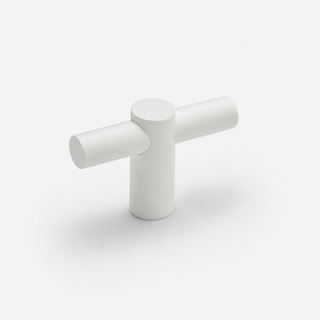 Slim T-bar i White