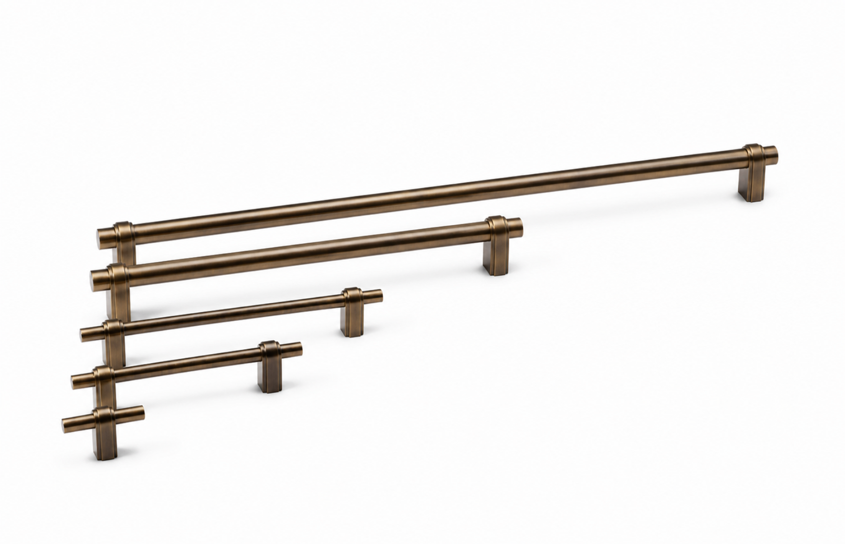 Brooklyn handle - Antique Brass