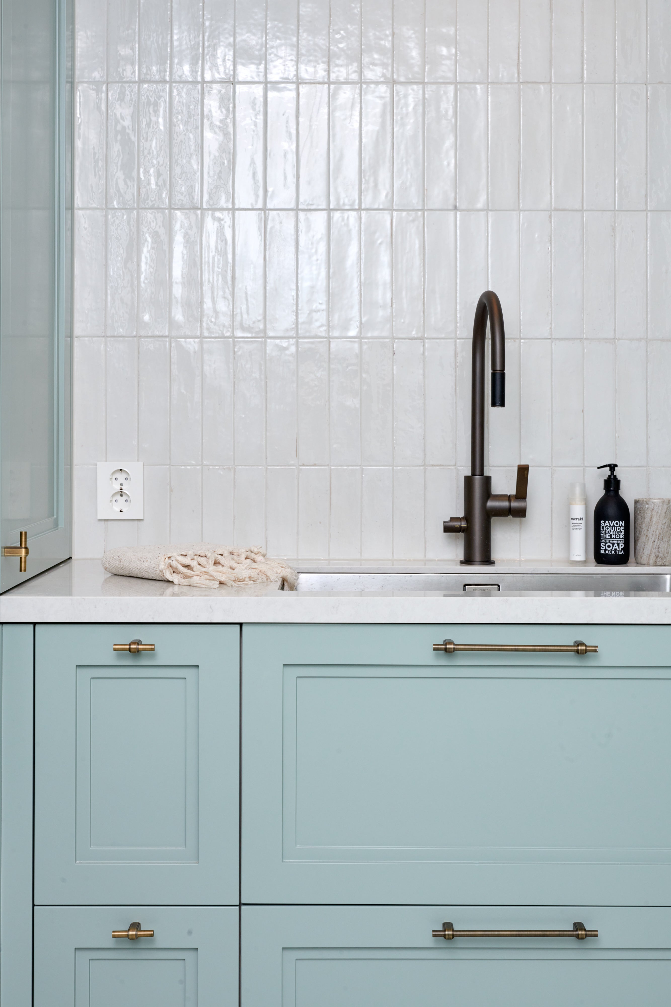 Brooklyn håndtak - Polert Nikkel