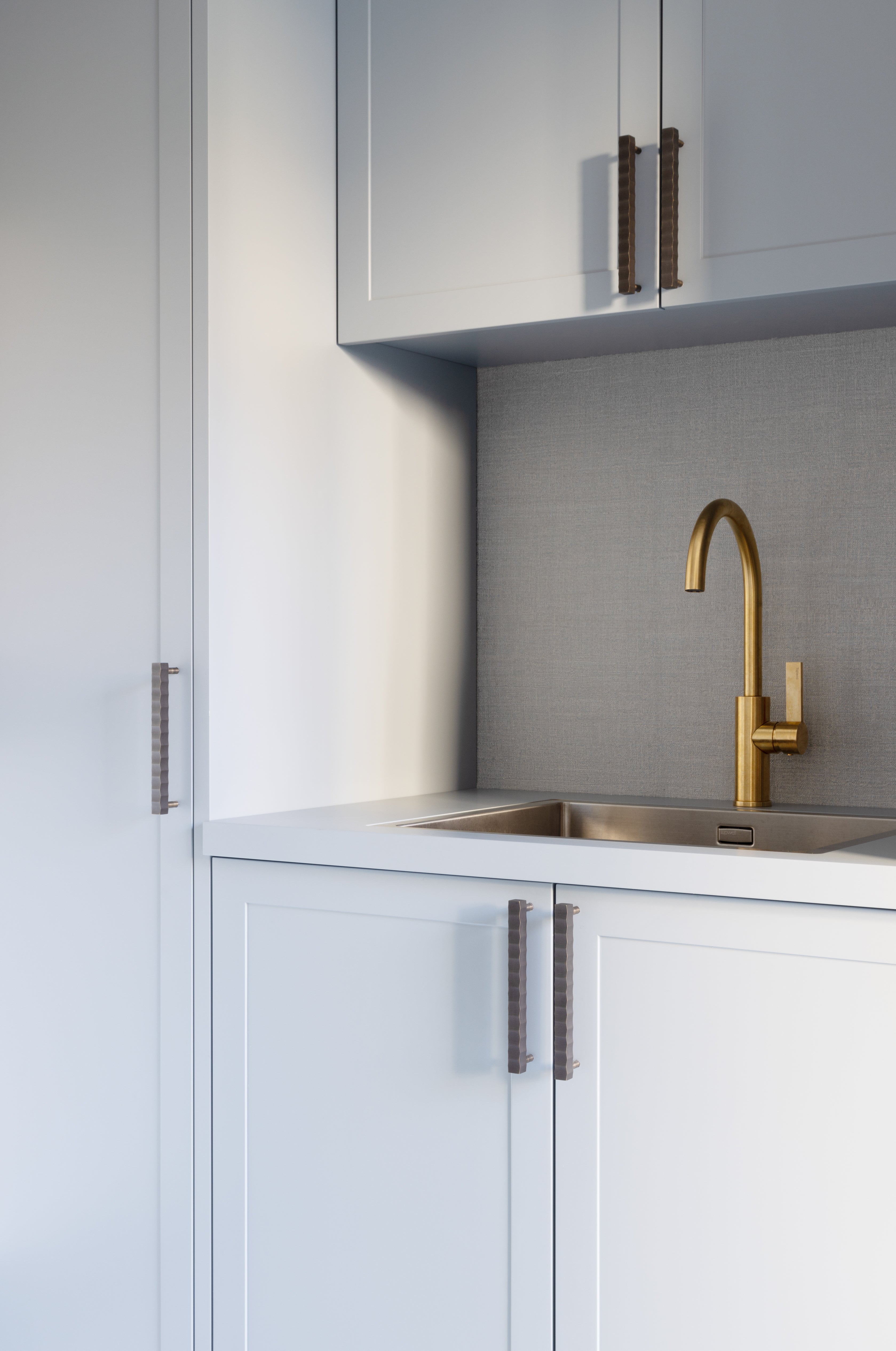 Tinka håndtak - Antikk messing