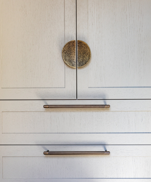 Hammered sirkel håndtak