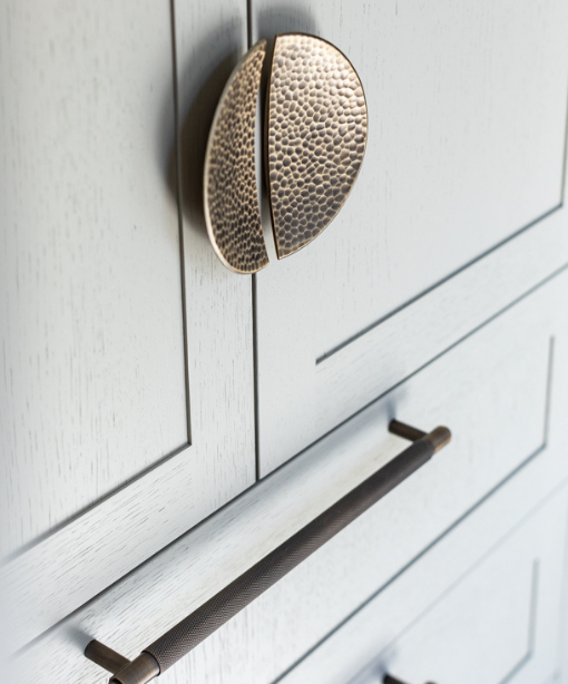 Hammered sirkel håndtak