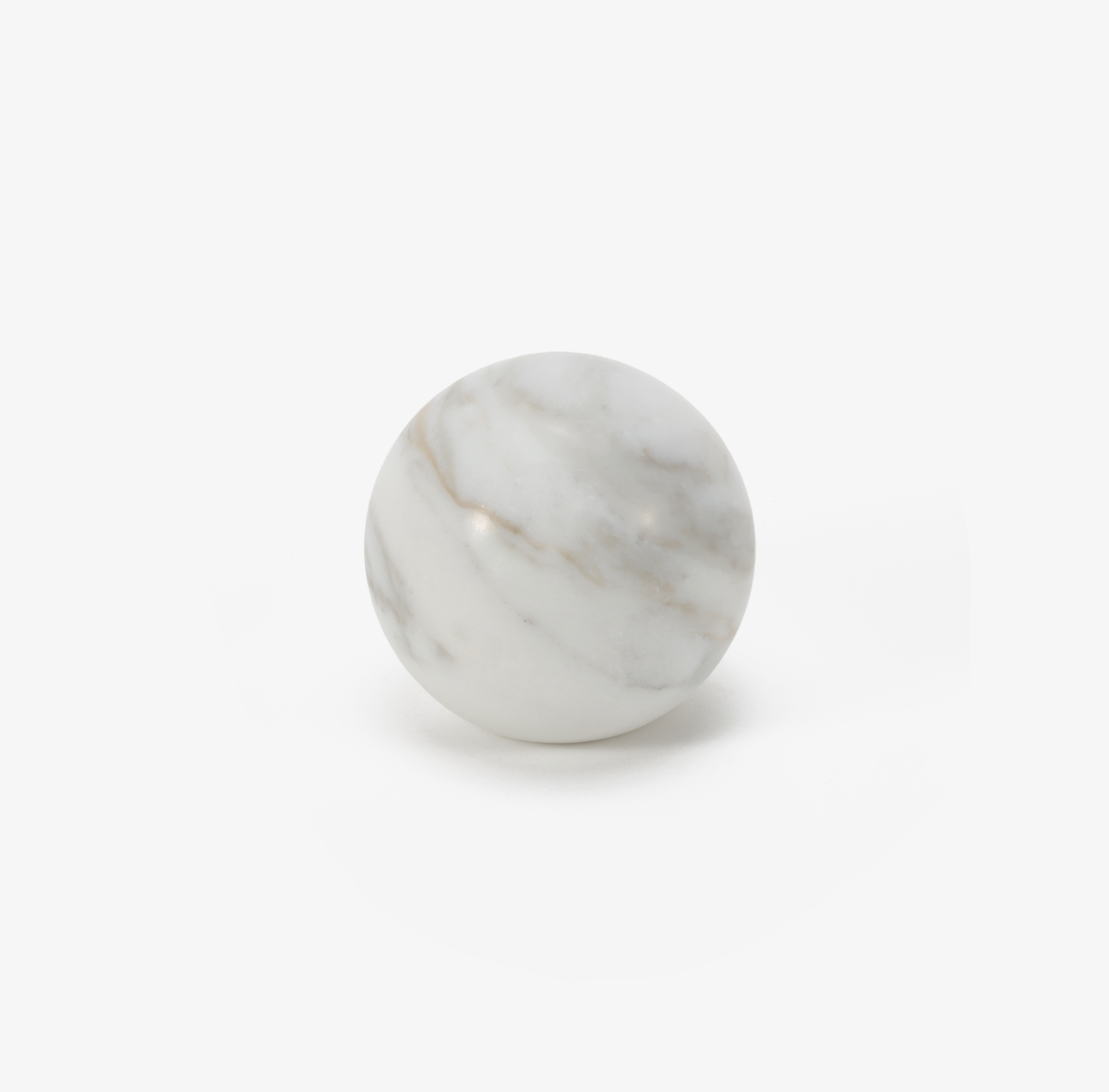 Marble knob - Black