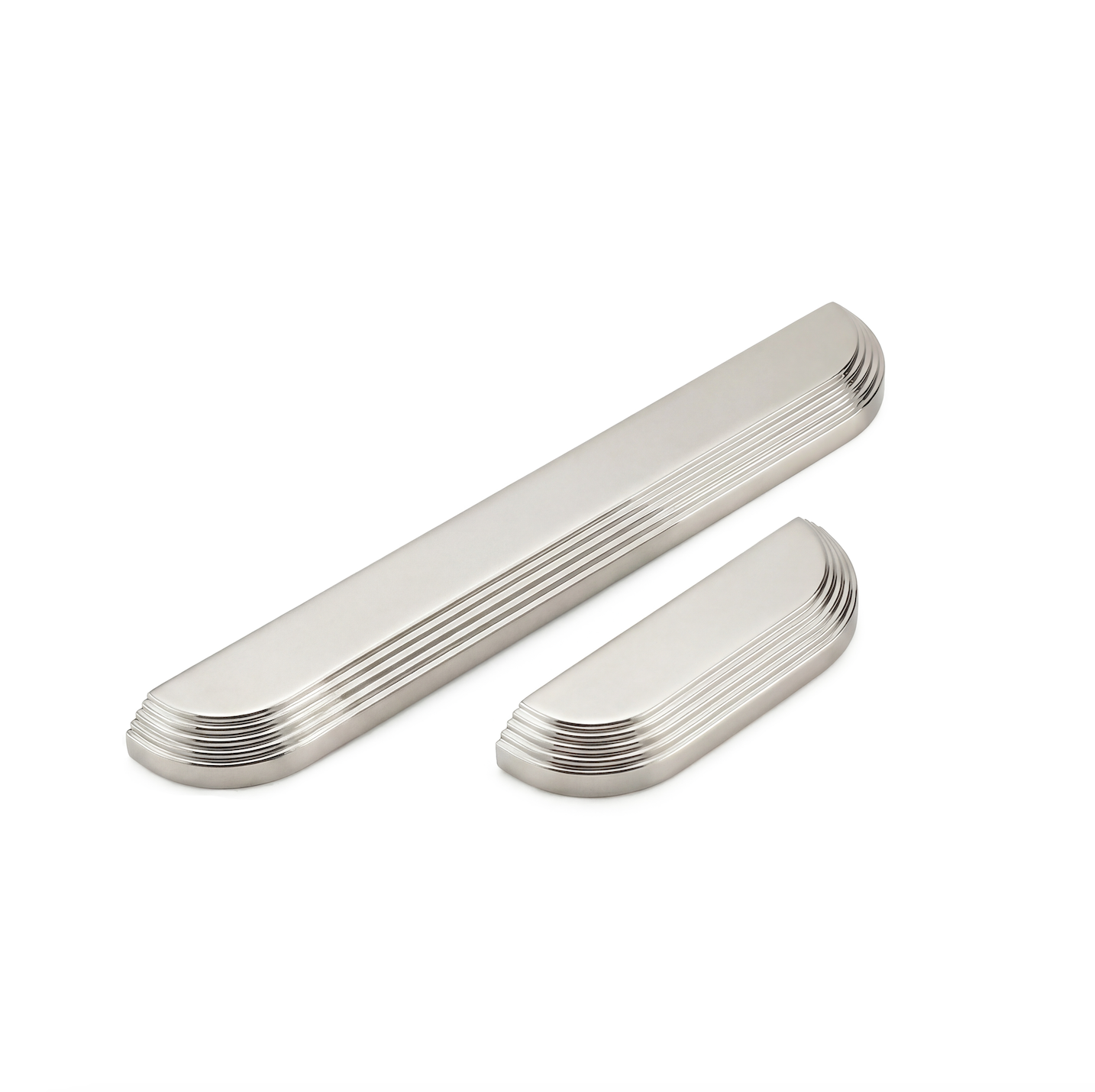 Brooklyn Shell Håndtak – Polert nikkel