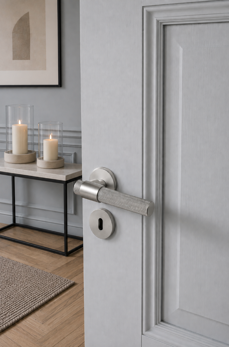 Kaja Door Handle - Antique Brass