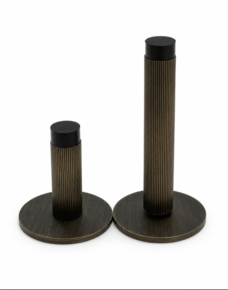 Manhattan doorstop - Antique Brass