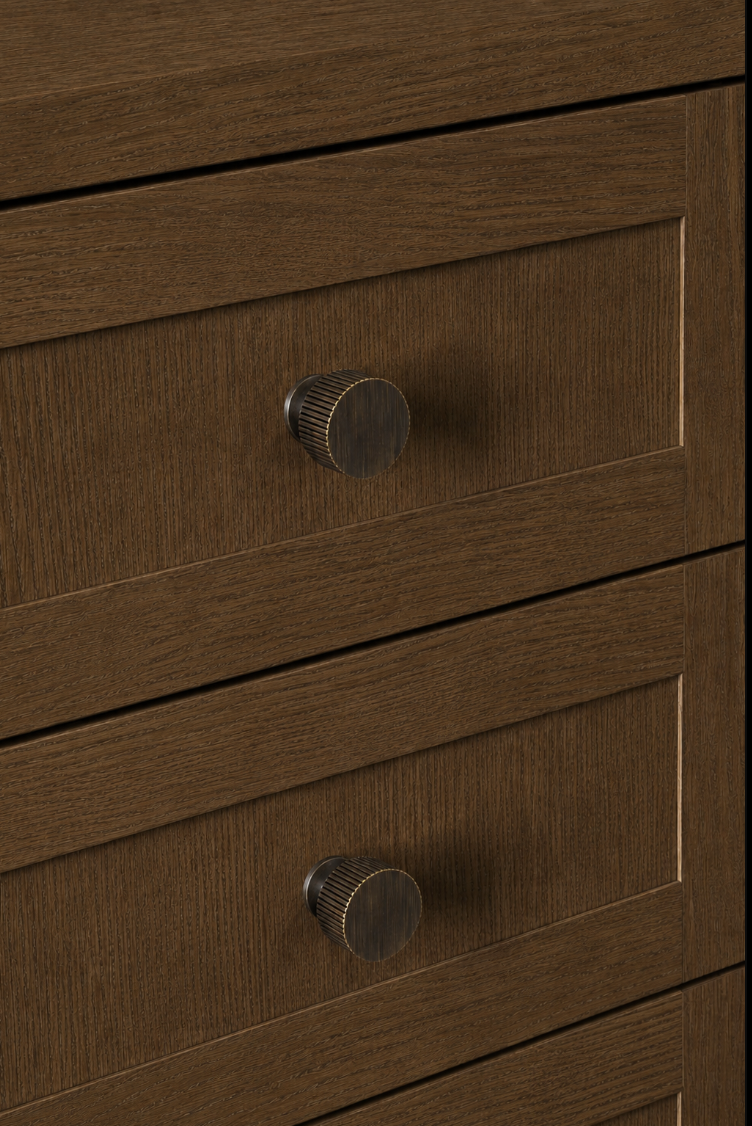 Manhattan Knob - Antique Brass