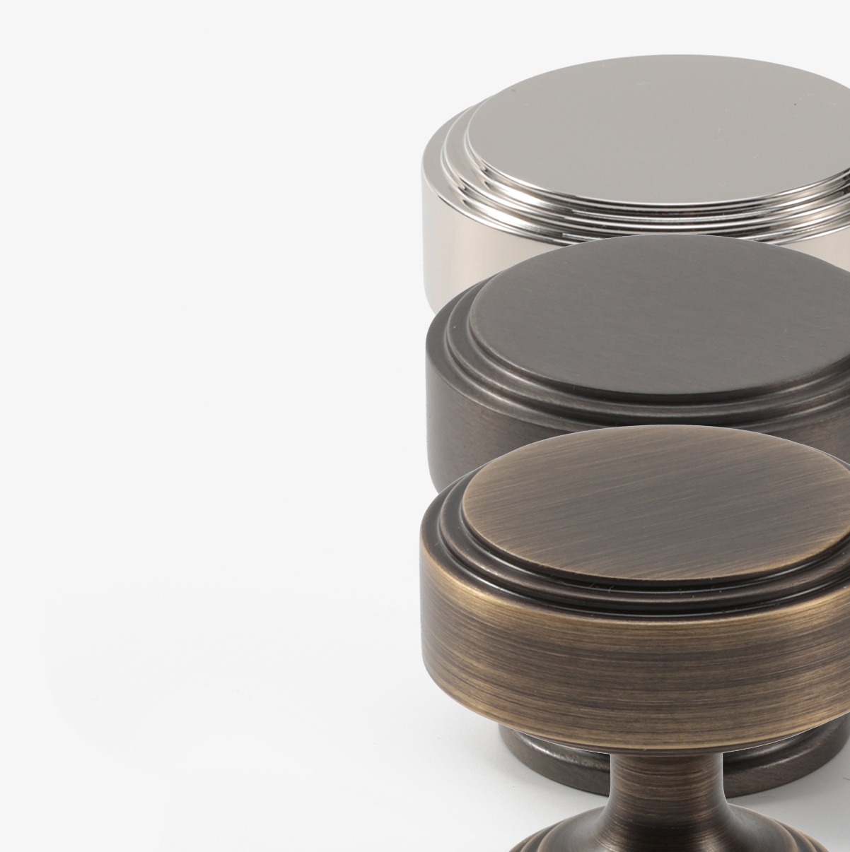 Brooklyn knott i Antique Brass