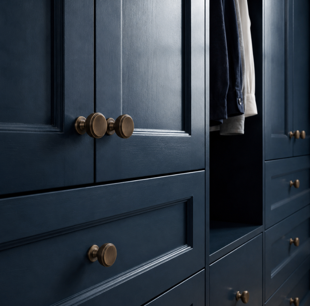 Brooklyn knott i Antique Brass