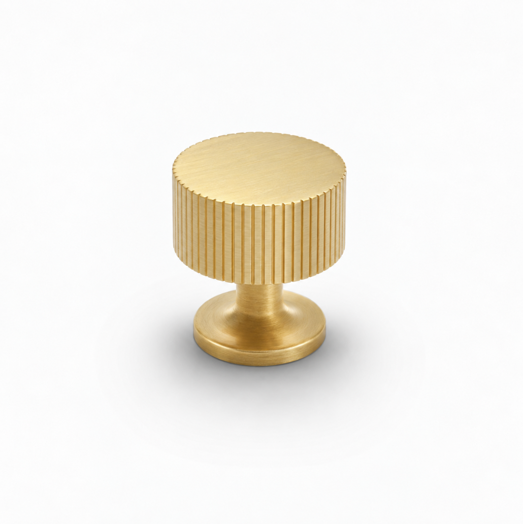 Manhattan knob - Brushed brass