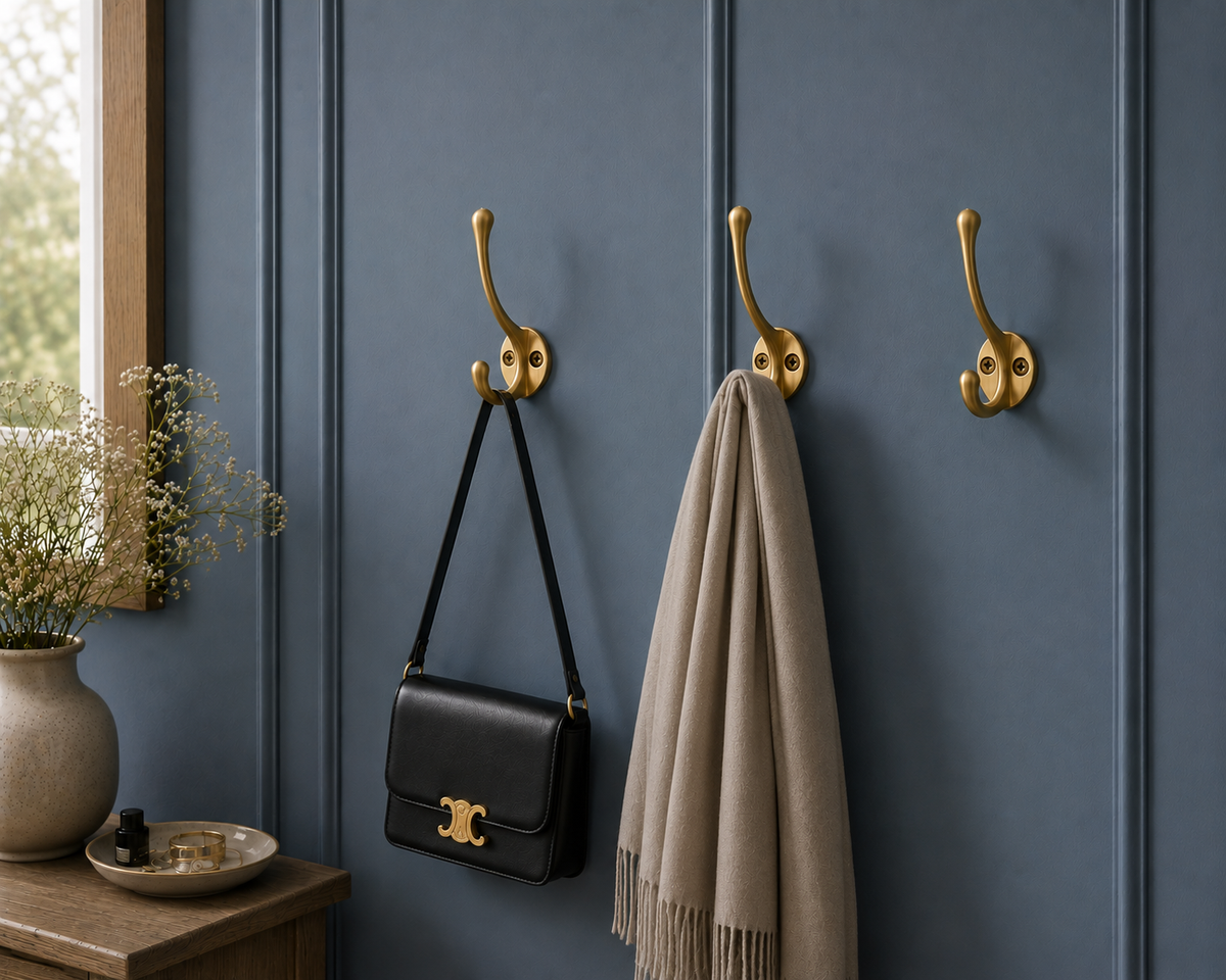 Peg Brushed Brass
