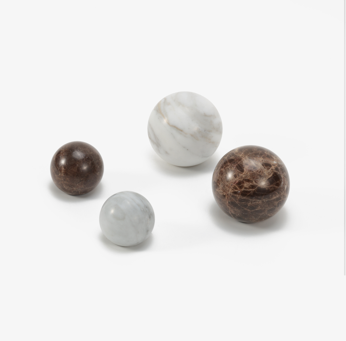 Marble knob - Black