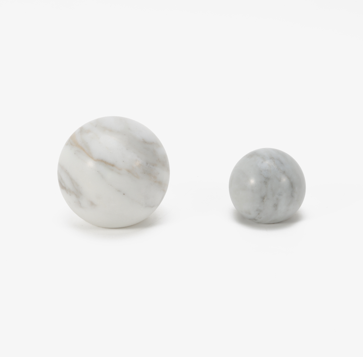 Marble knob - Black
