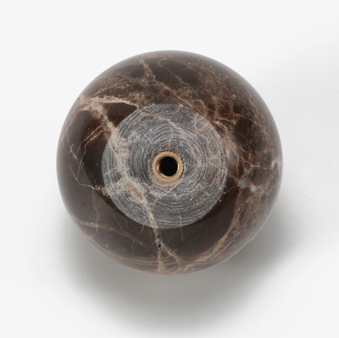 Marble knob - Black