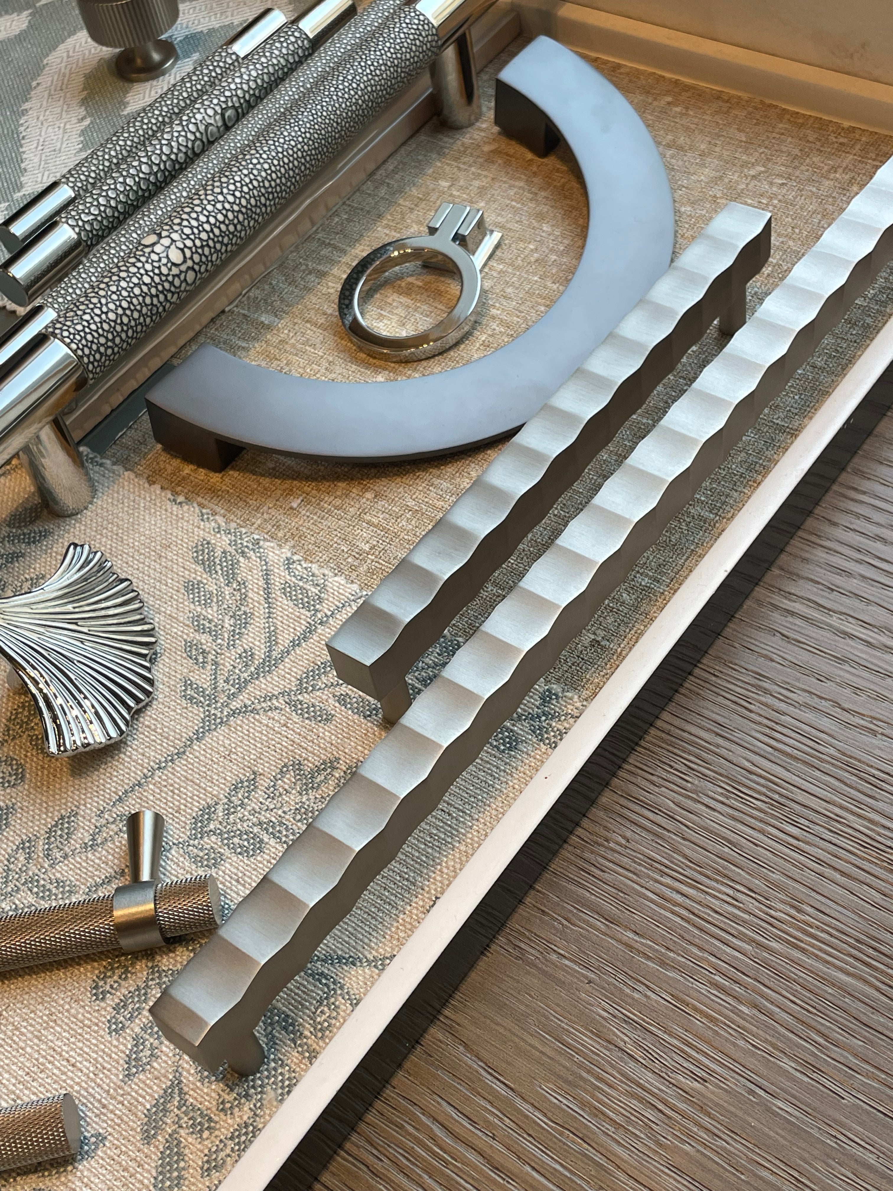 Tinka håndtak - Børstet Stål